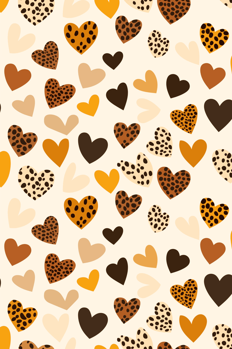 Heart Sunrise original repeating artwork