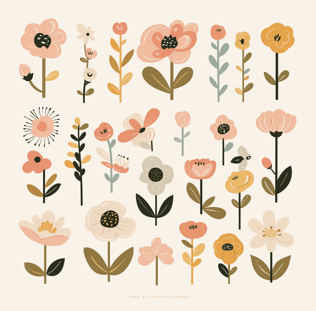 Bloom Rest original repeating artwork