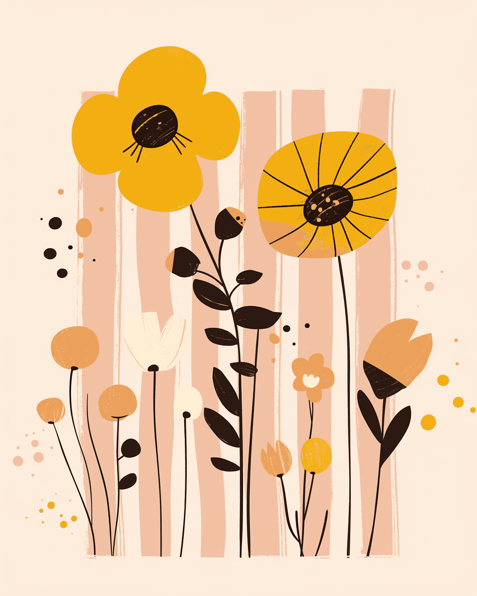 Bloom 598 original repeating artwork