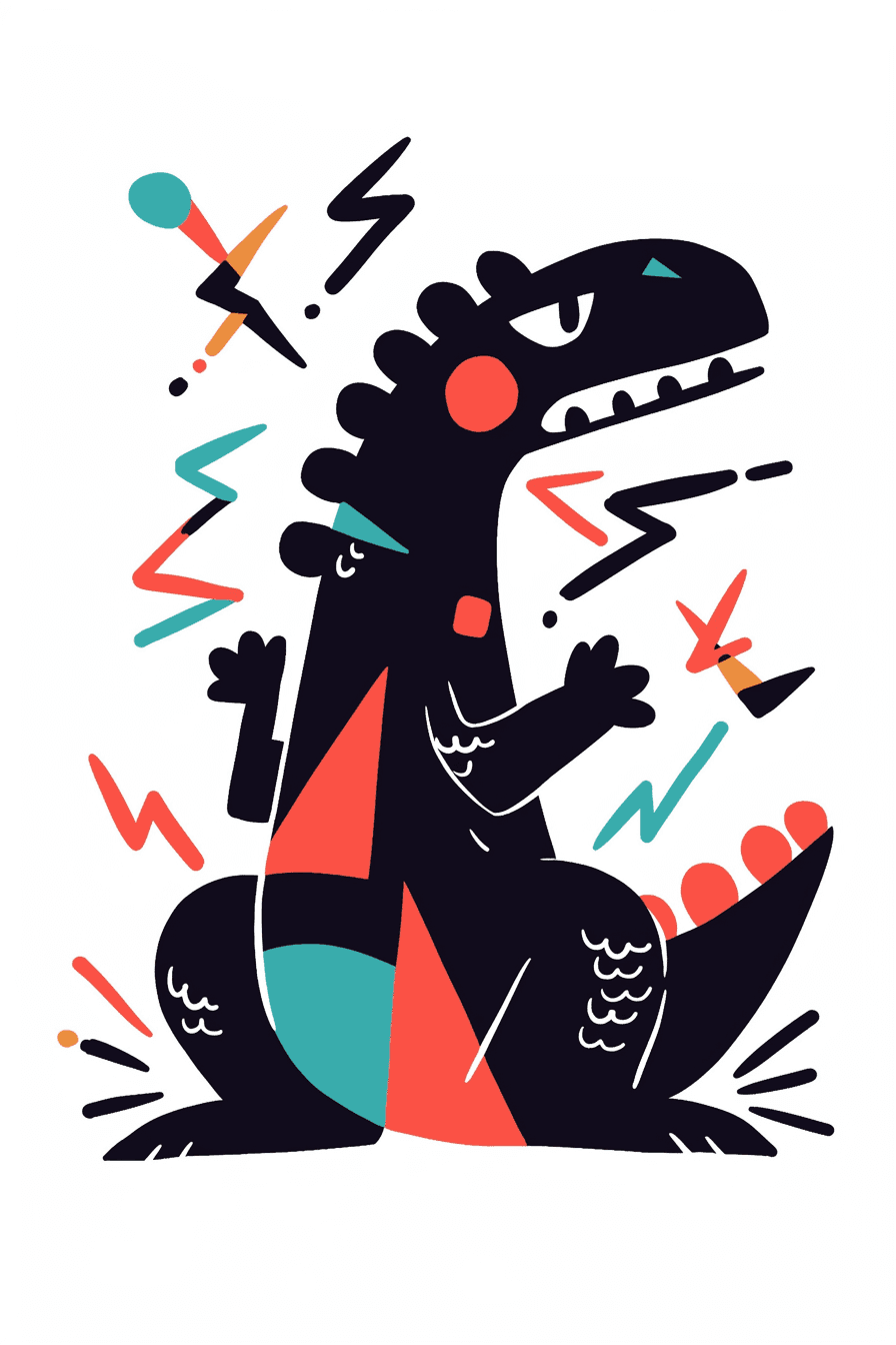 Monster 072 original repeating artwork