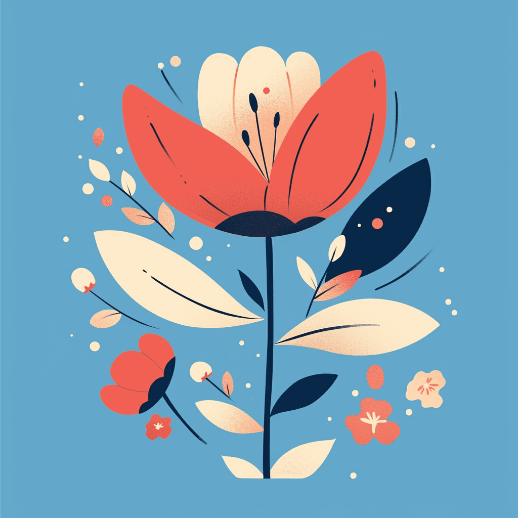 Bloom Grow original repeating artwork