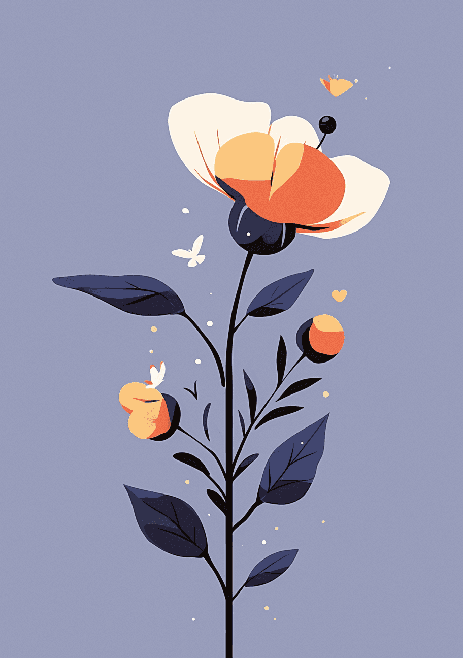 Bloom Harbor original repeating artwork