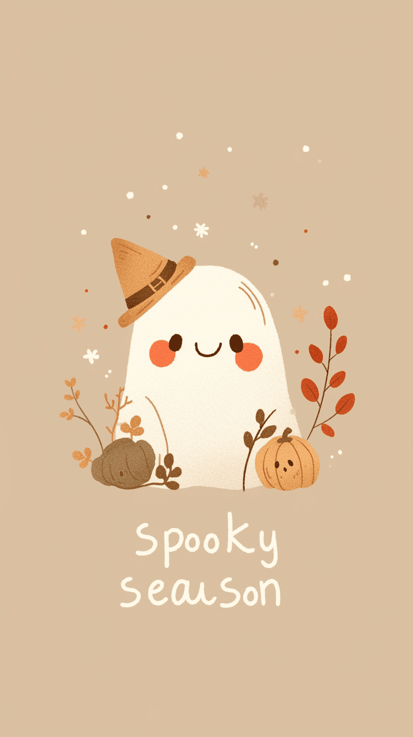 Halloween Ghost 1269 original repeating artwork