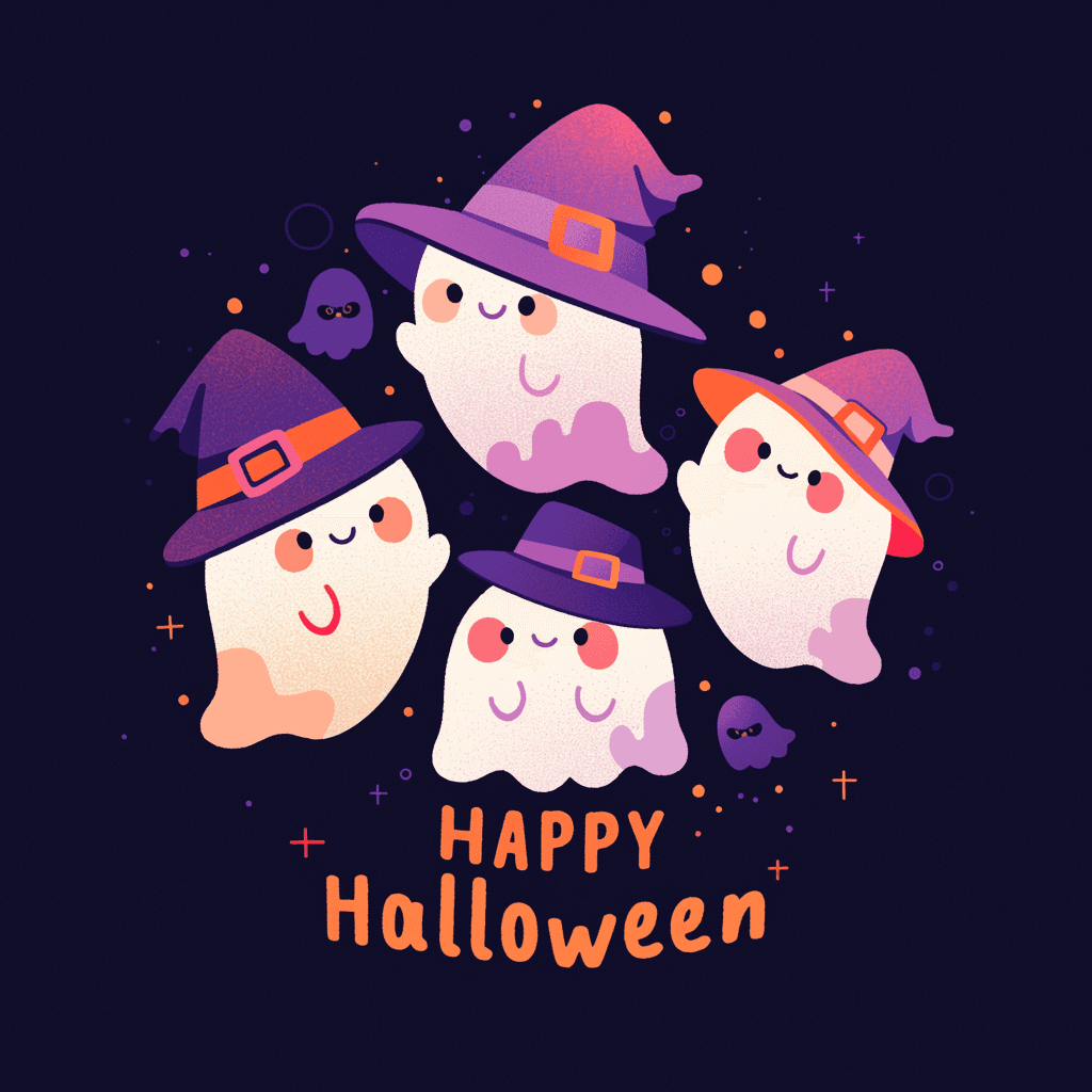 Halloween Ghost 908 original repeating artwork