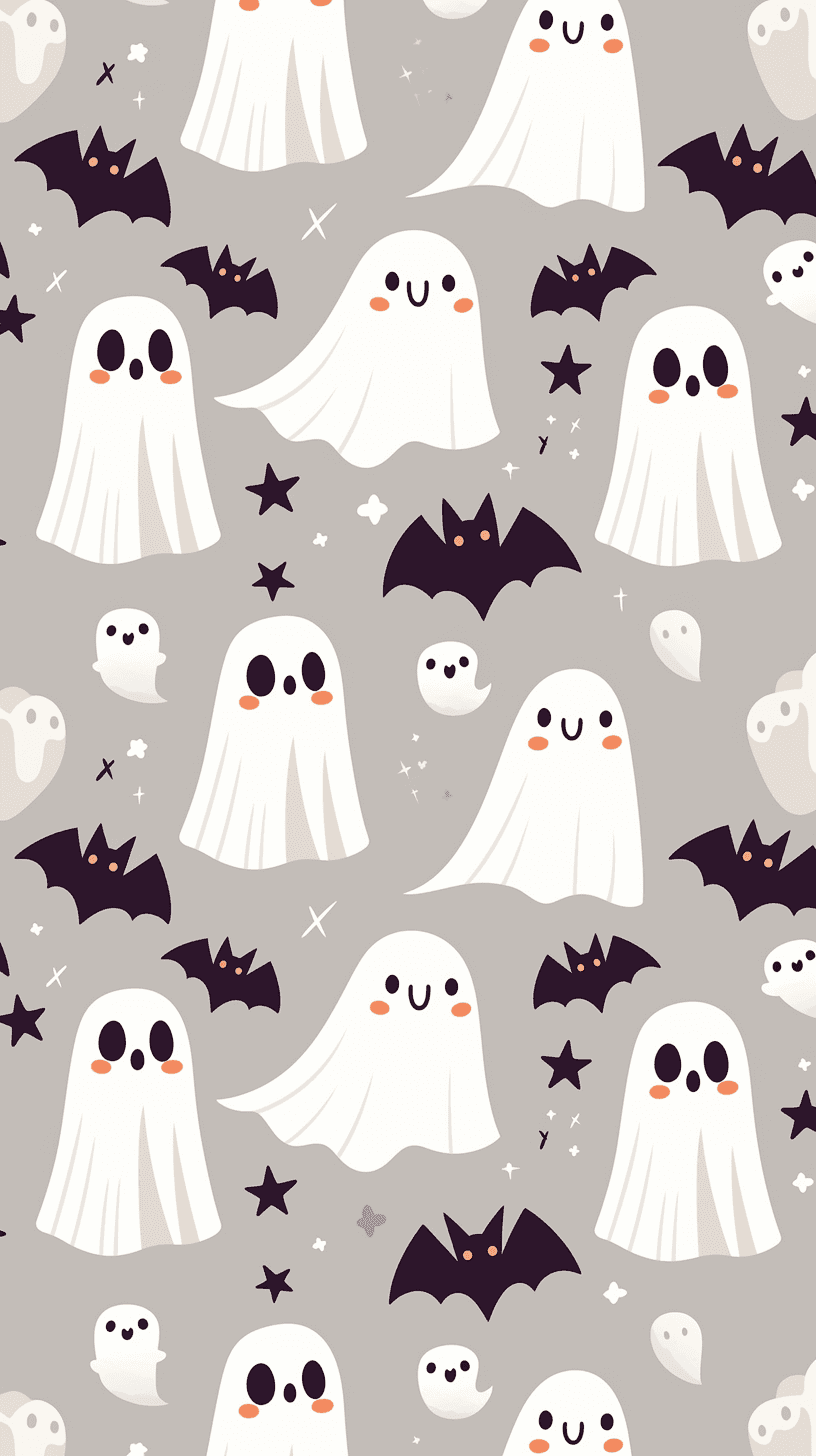 Halloween Ghost 1329 original repeating artwork