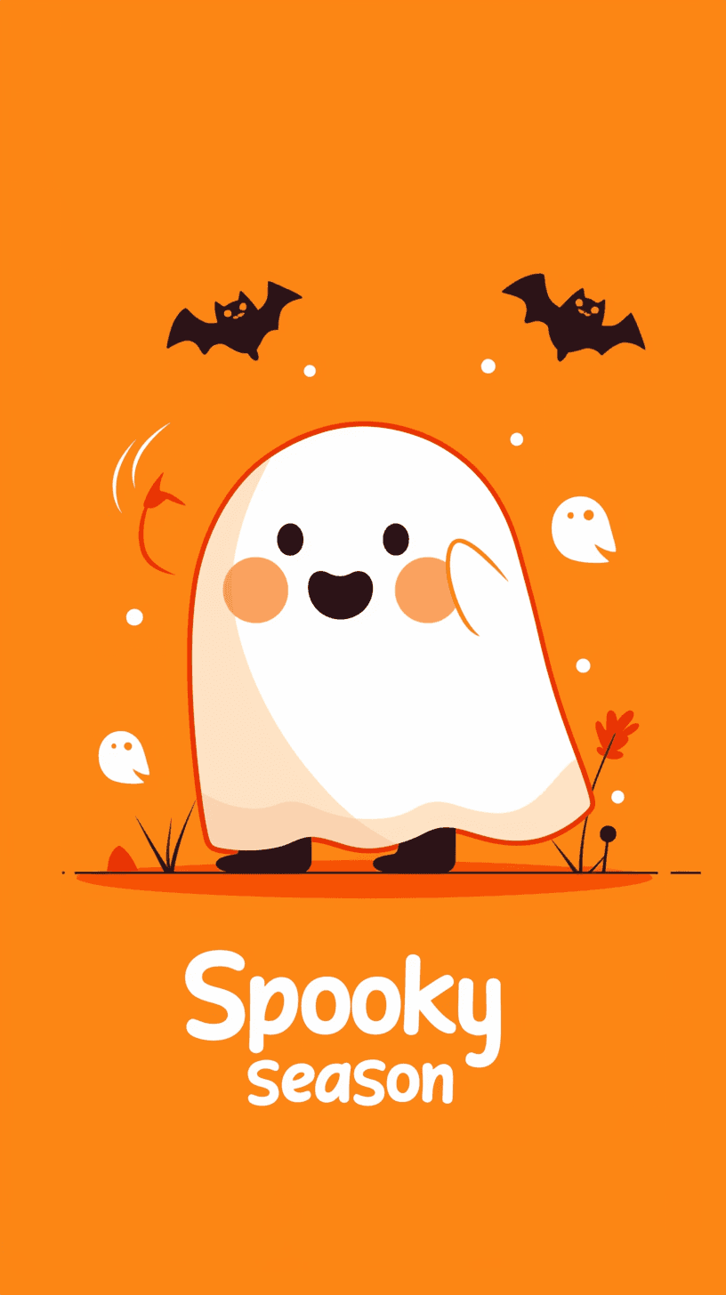 Halloween Ghost 1379 original repeating artwork