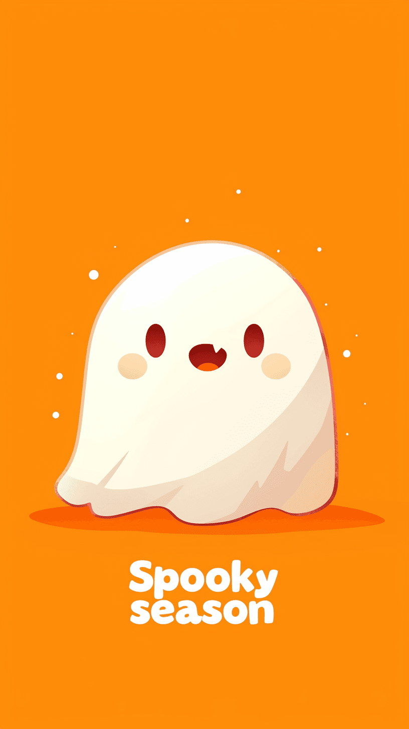 Halloween Ghost Tribe original repeating artwork