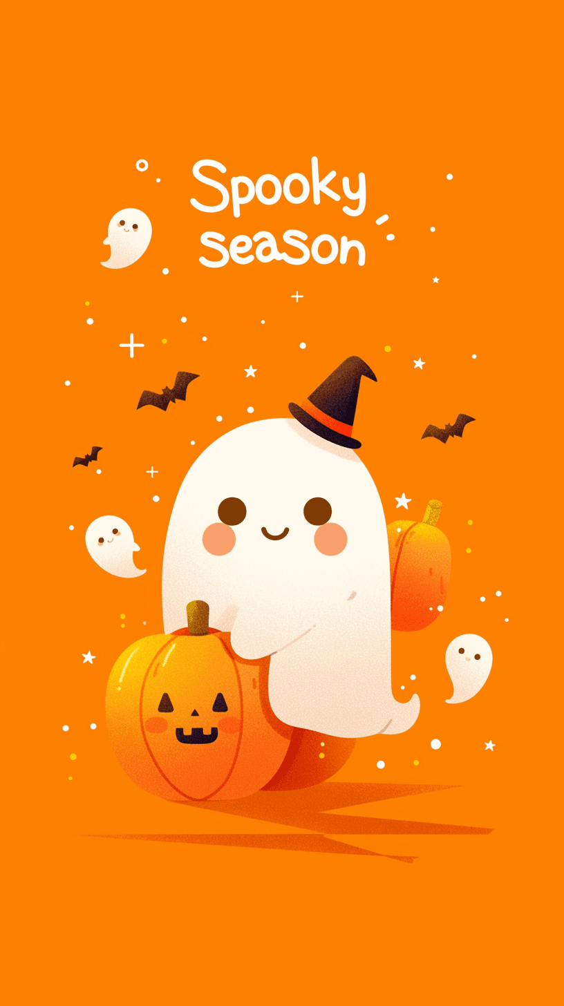 Halloween Ghost 794 original repeating artwork