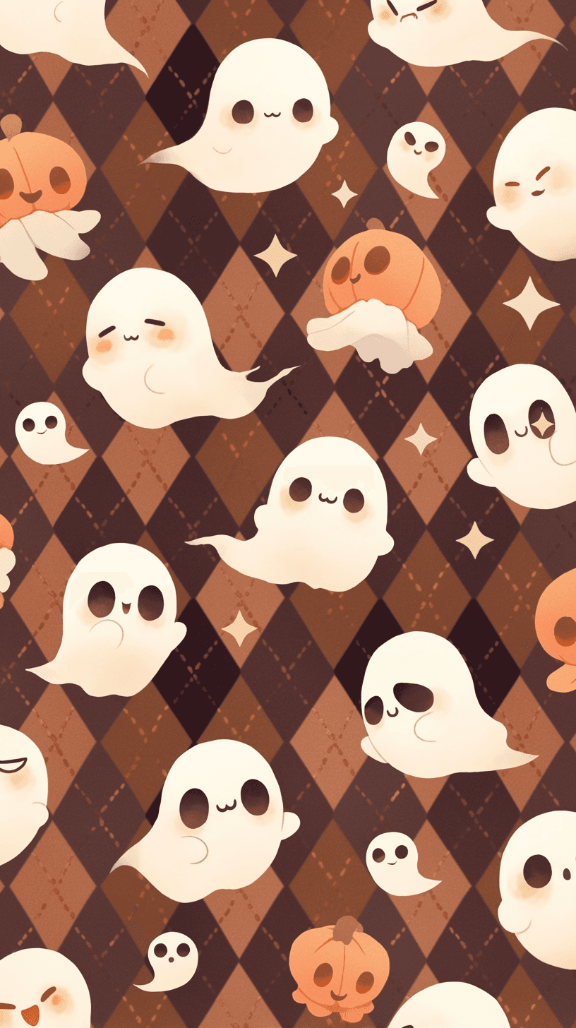 Halloween Ghost 320 original repeating artwork