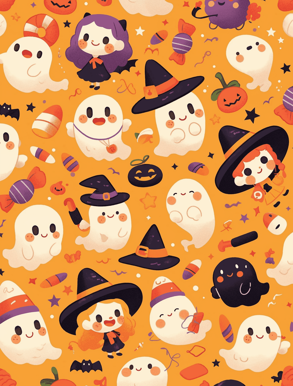 Halloween Ghost 930 original repeating artwork