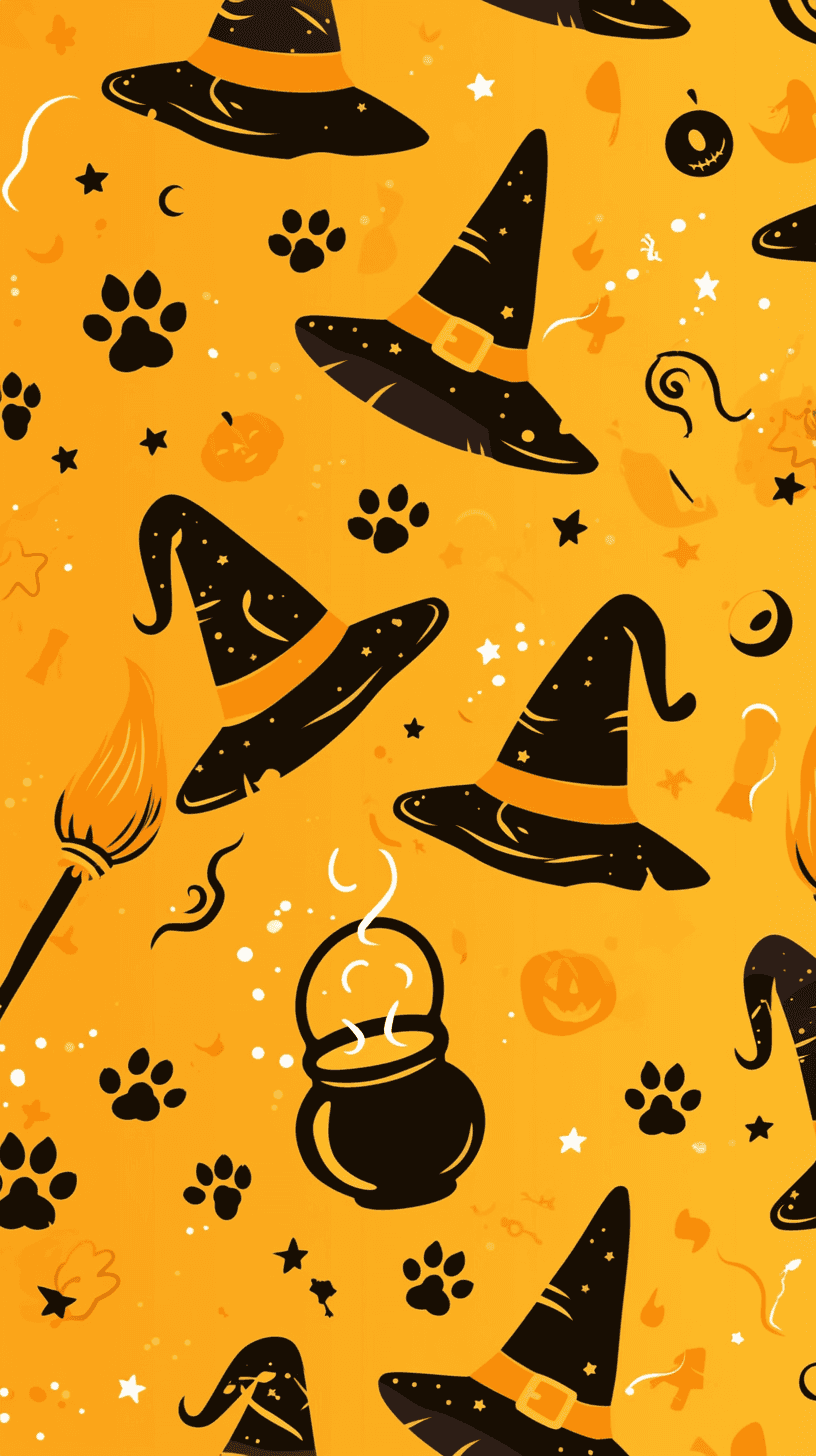 Halloween Ghost 1061 original repeating artwork