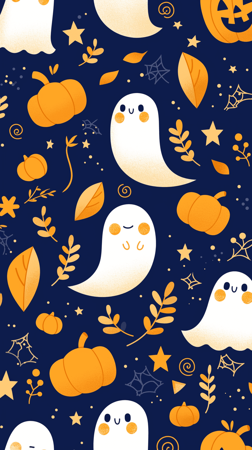 Halloween Ghost 1189 original repeating artwork