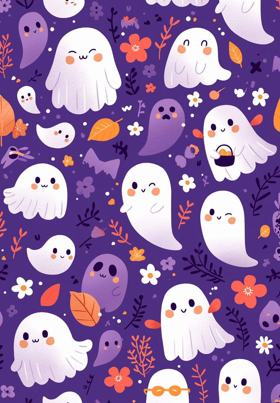 Halloween Ghost 339 original repeating artwork