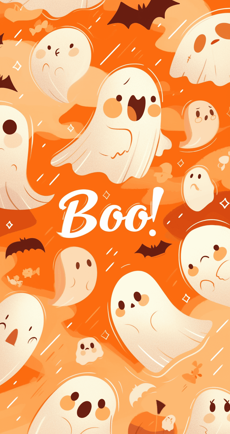 Halloween Ghost 1060 original repeating artwork