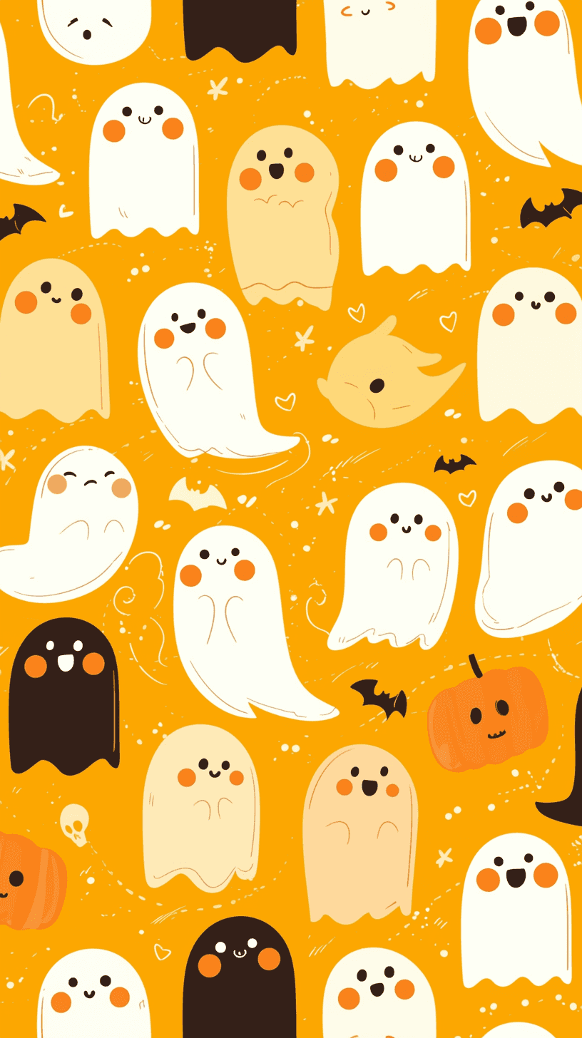 Halloween Ghost 985 original repeating artwork