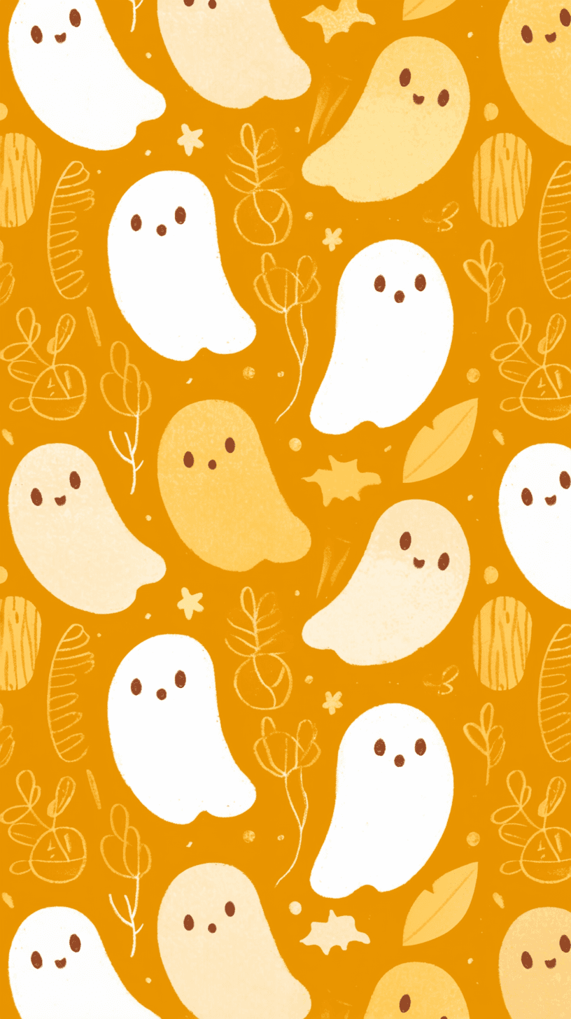 Halloween Ghost 645 original repeating artwork