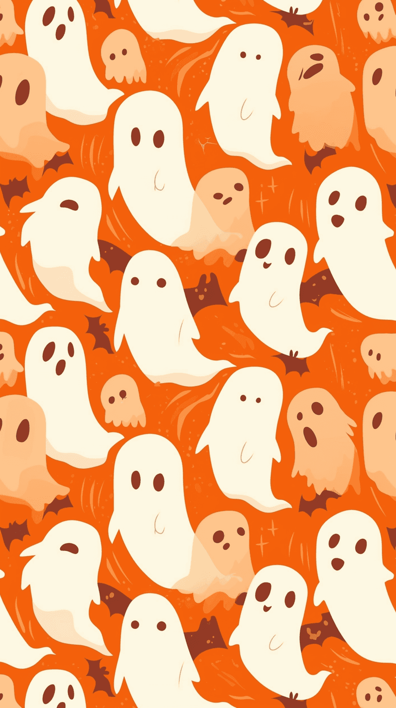 Halloween Ghost 1354 original repeating artwork
