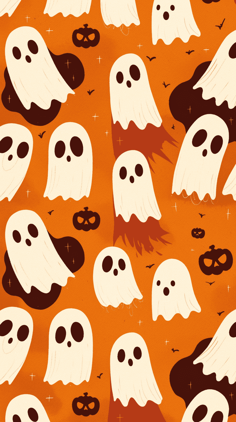 Halloween Ghost 1353 original repeating artwork