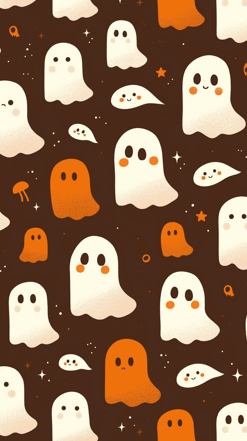 Halloween Ghost 603 original repeating artwork