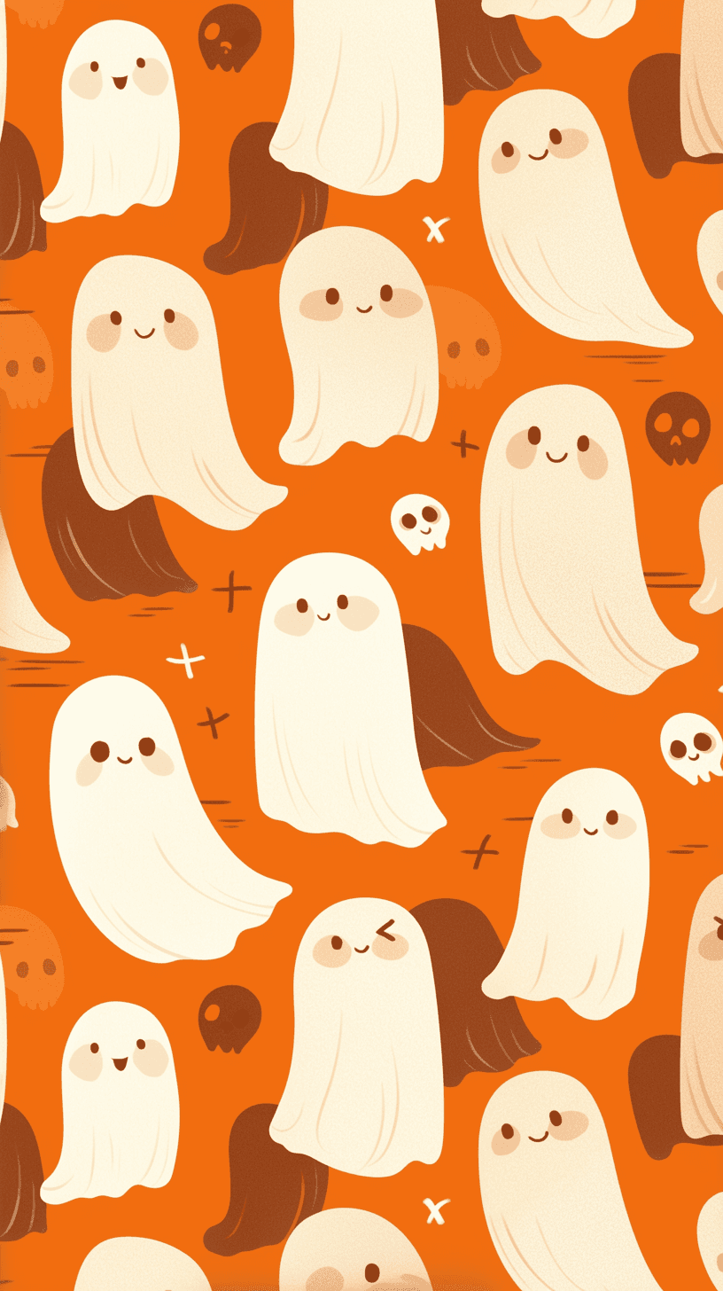 Halloween Ghost 787 original repeating artwork