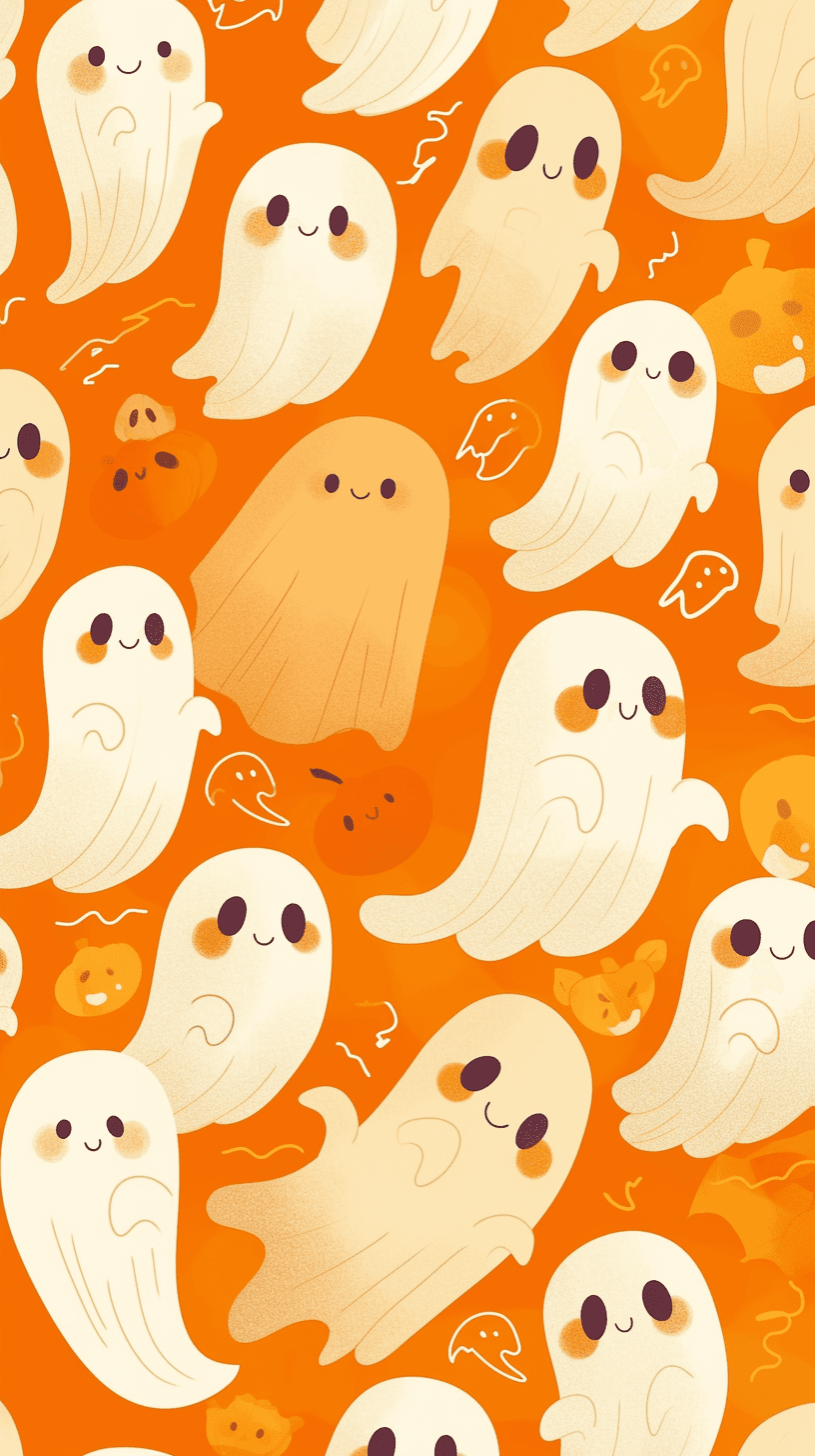 Halloween Ghost 1294 original repeating artwork