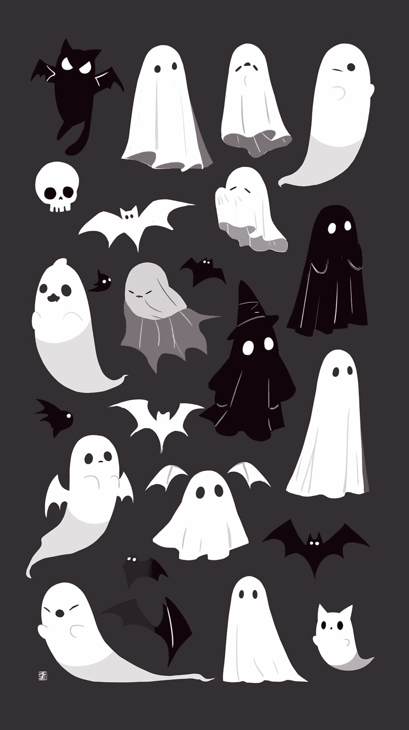 Halloween Ghost 874 original repeating artwork
