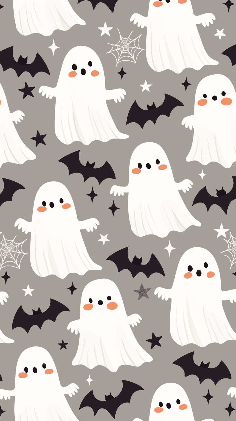 Halloween Ghost 400 original repeating artwork