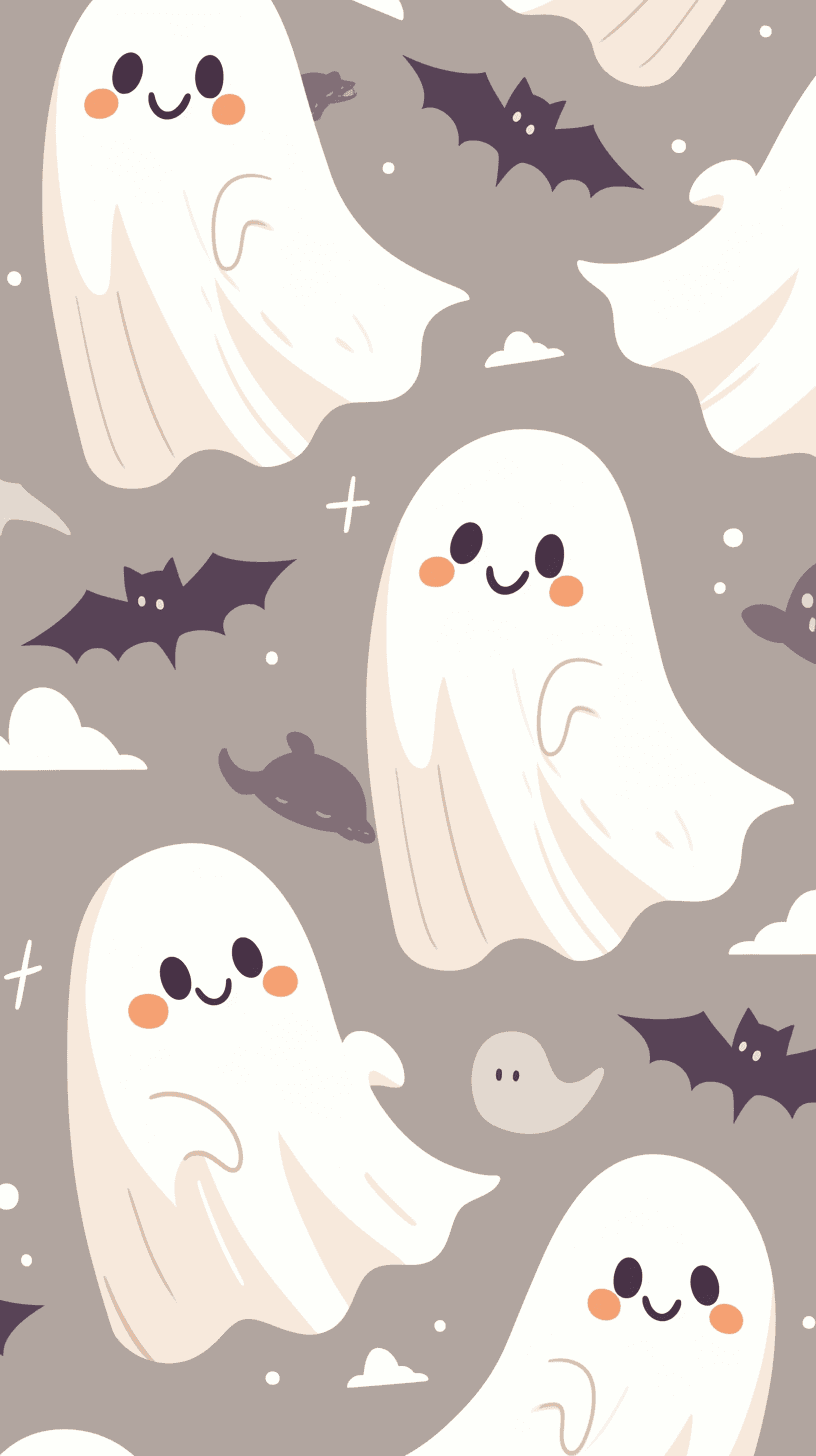 Halloween Ghost 098 original repeating artwork