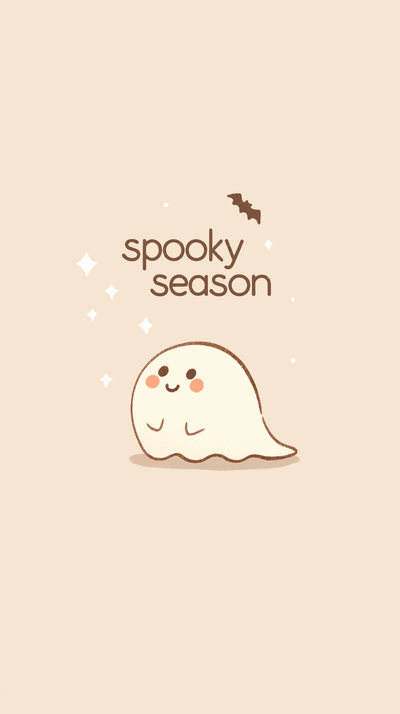 Halloween Ghost 711 original repeating artwork