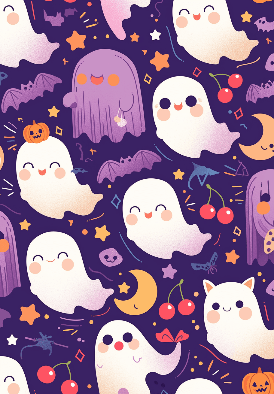 Halloween Ghost 873 original repeating artwork