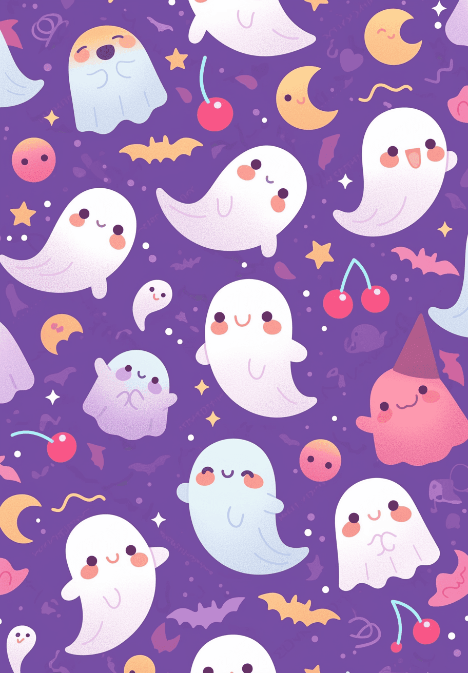 Halloween Ghost 907 original repeating artwork