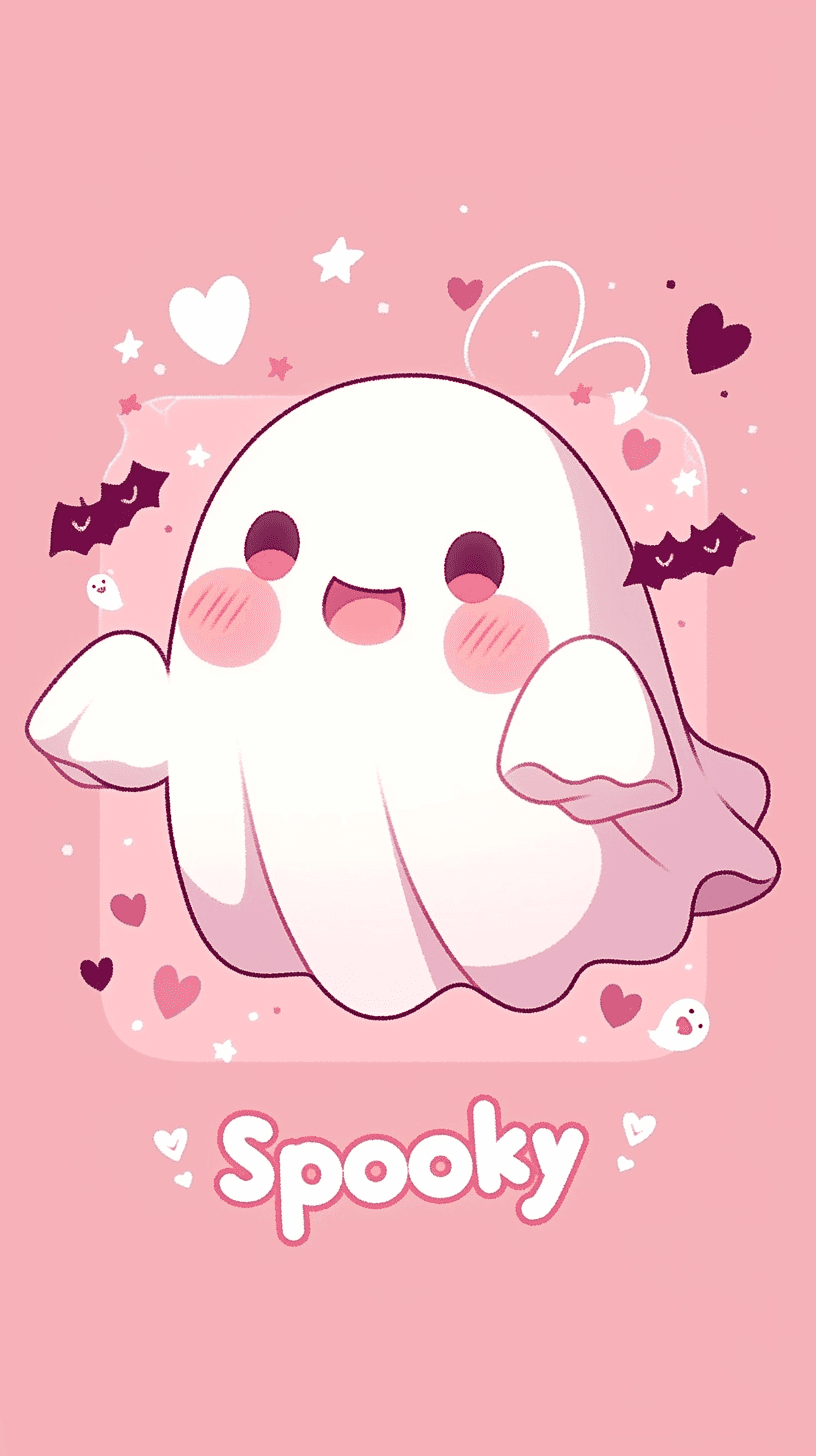 Halloween Ghost Prism original repeating artwork