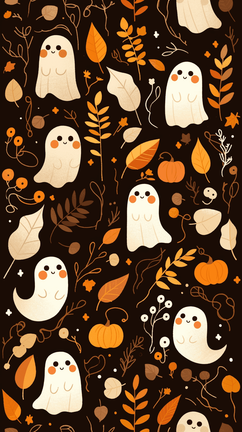 Halloween Ghost 1033 original repeating artwork