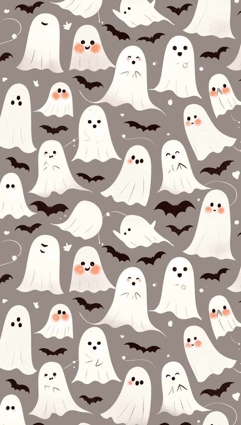 Halloween Ghost 872 original repeating artwork