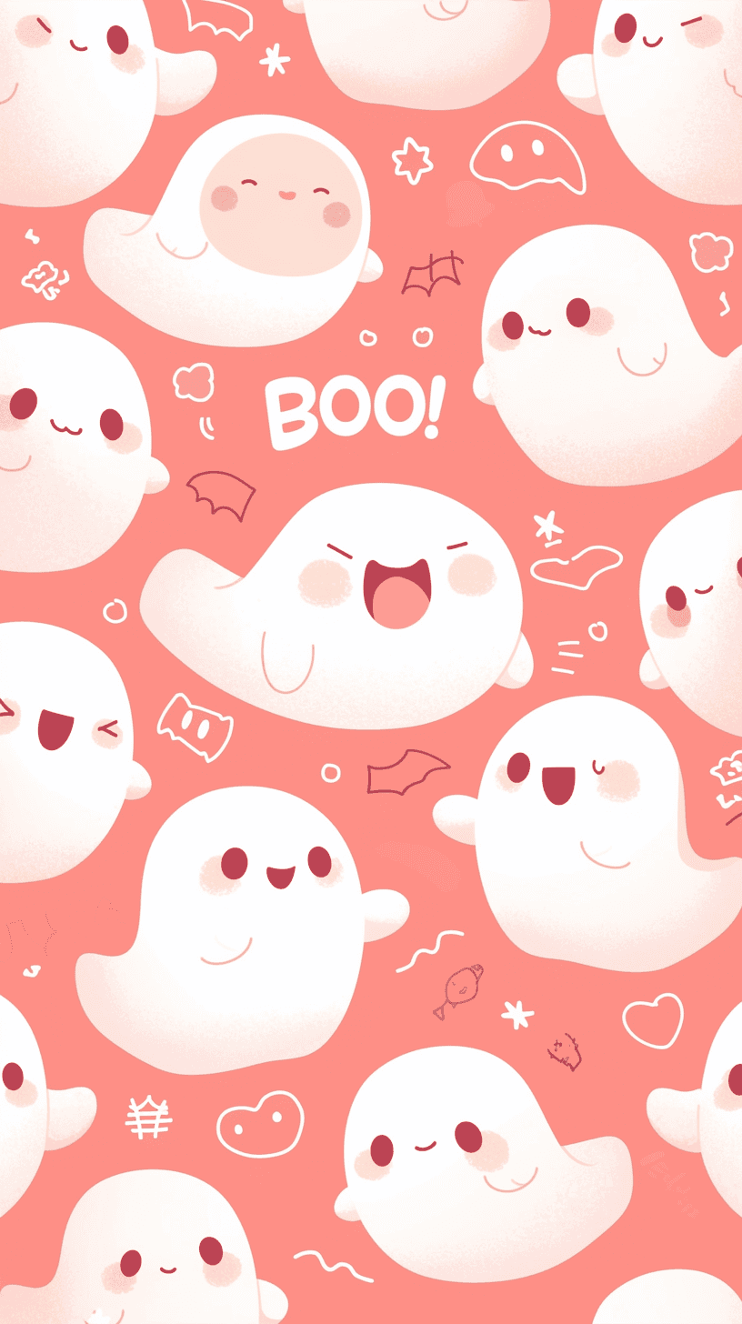 Halloween Ghost 785 original repeating artwork