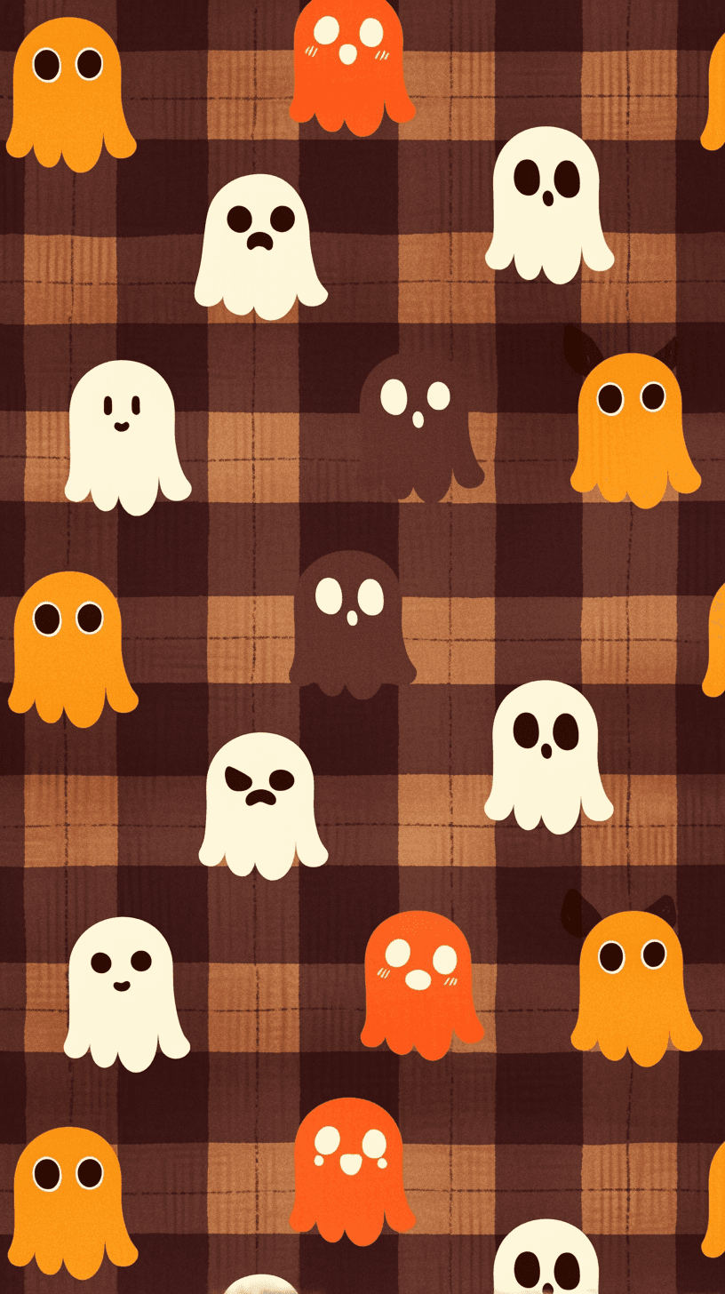 Halloween Ghost 1187 original repeating artwork