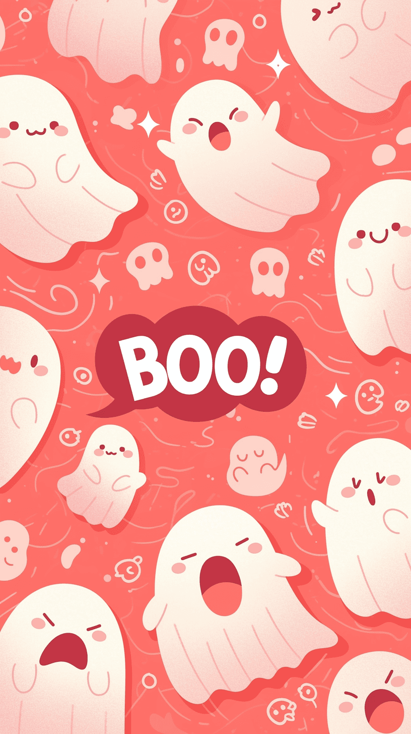 Halloween Ghost 206 original repeating artwork