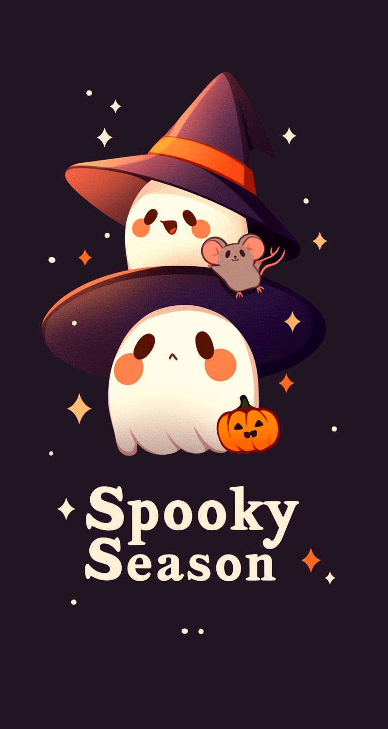 Halloween Ghost 1127 original repeating artwork