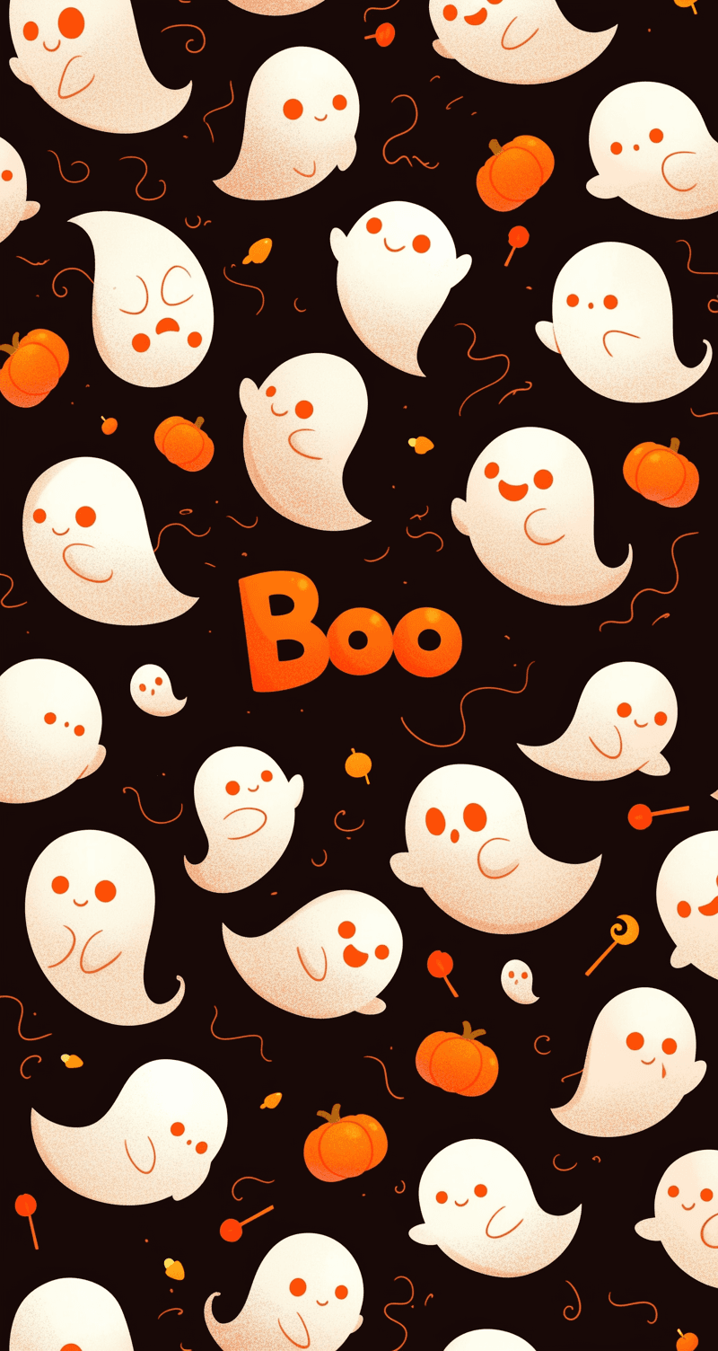 Halloween Ghost 115 original repeating artwork