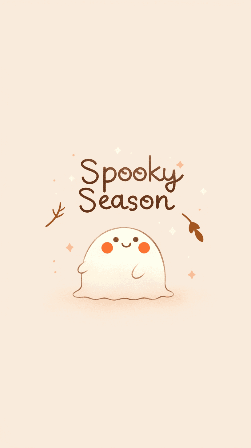 Halloween Ghost 010 original repeating artwork