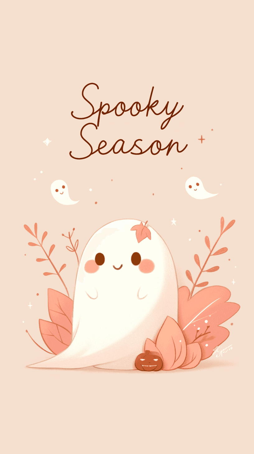 Halloween Ghost 1055 original repeating artwork