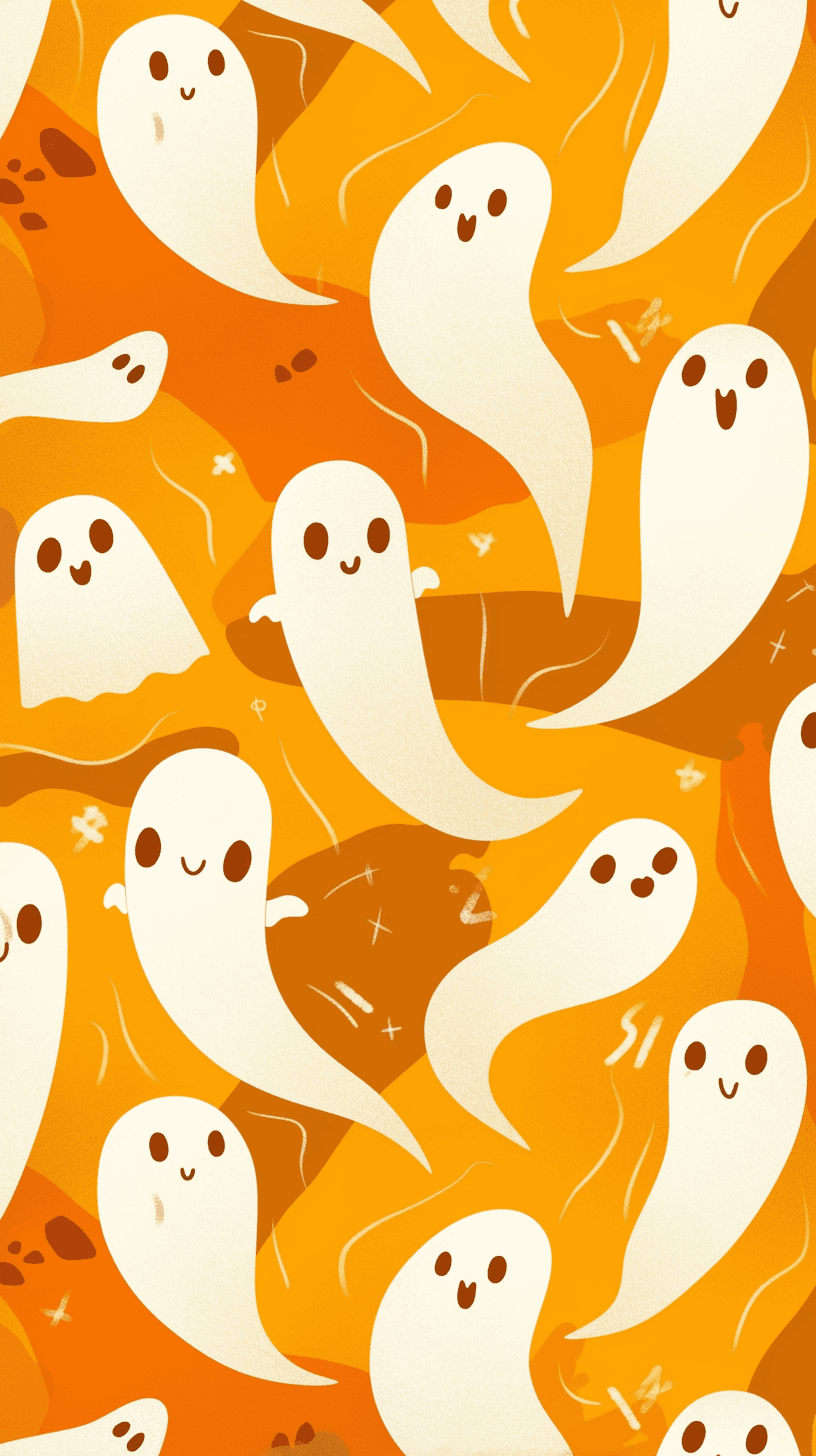 Halloween Ghost 1126 original repeating artwork