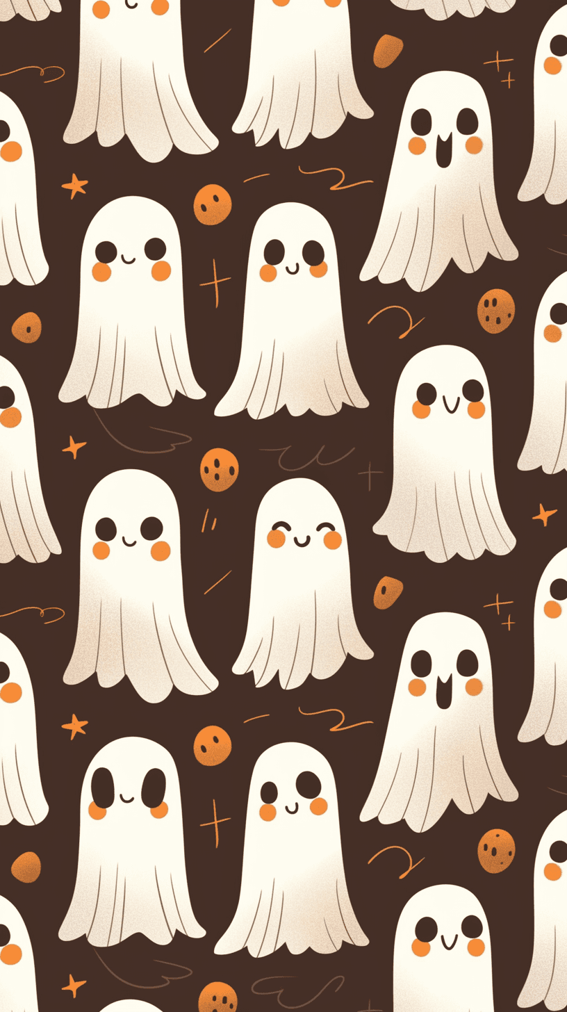Halloween Ghost 554 original repeating artwork