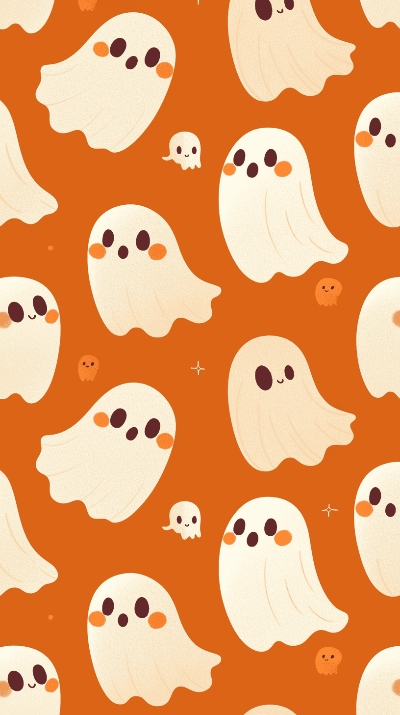 Halloween Ghost 784 original repeating artwork
