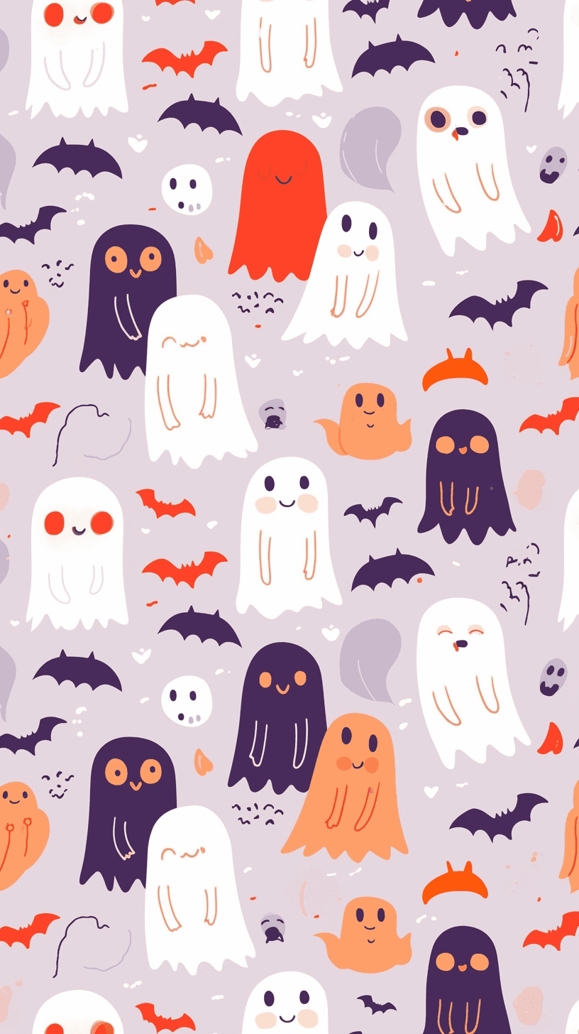 Halloween Ghost 871 original repeating artwork
