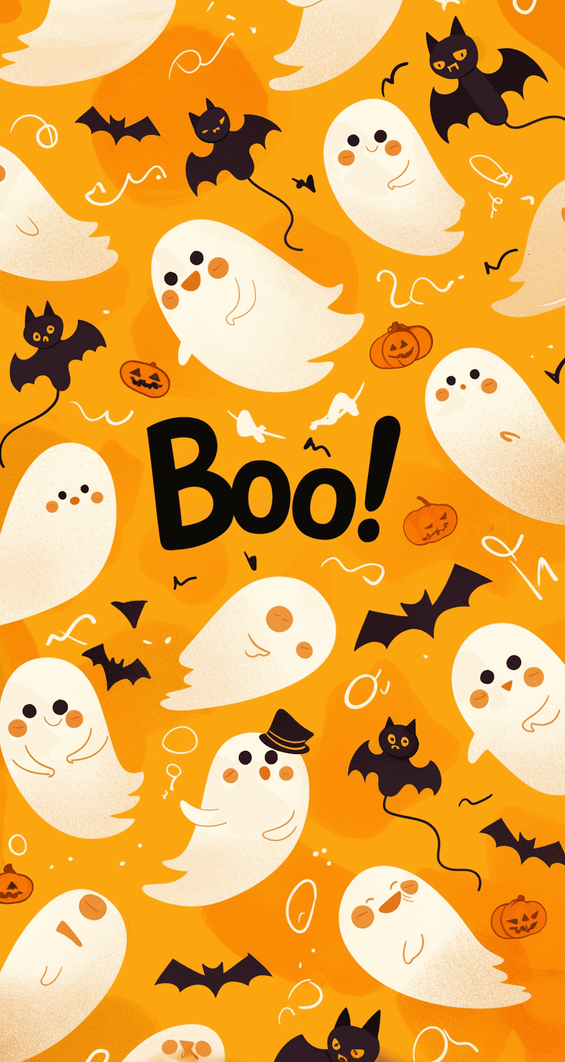 Halloween Ghost 399 original repeating artwork