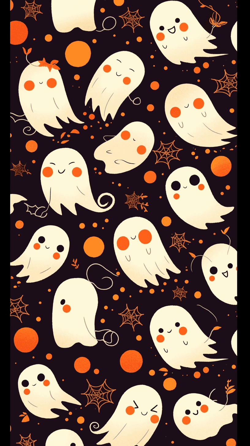Halloween Ghost 929 original repeating artwork