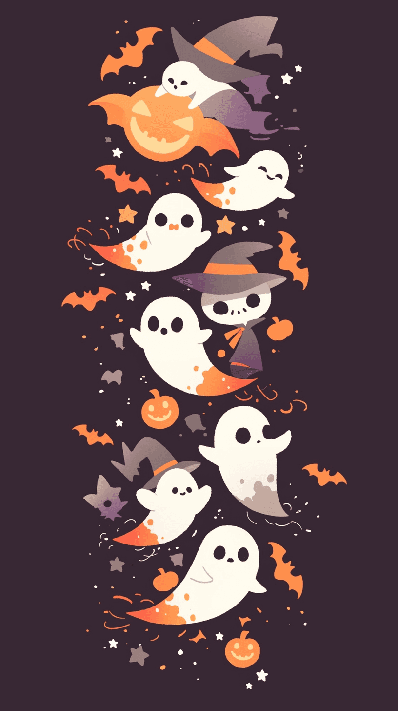 Halloween Ghost 272 original repeating artwork