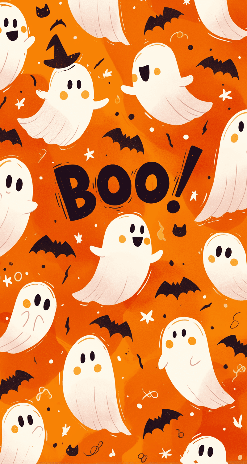 Halloween Ghost 799 original repeating artwork