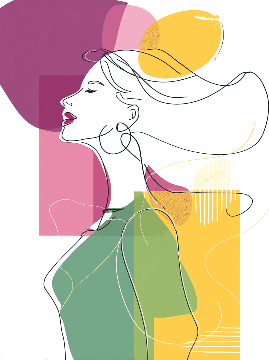 Figure Neon original repeating artwork